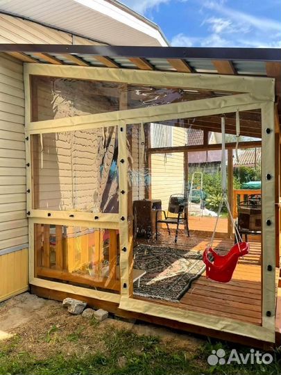 Мягкие окна для беседки