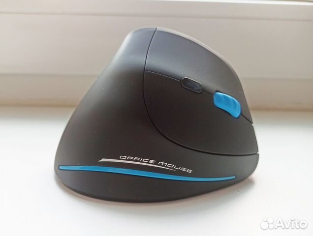 Беспроводная вертикальная мышь оптическая новая