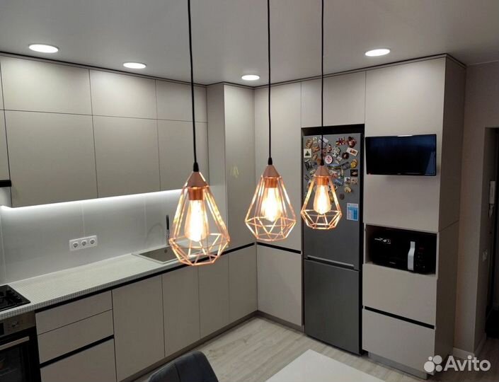 Хай тек кухонный гарнитур на заказ