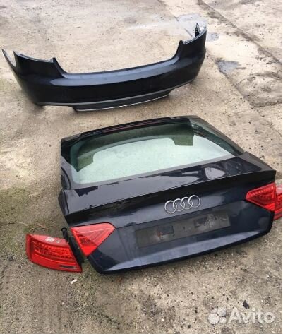 Audi S5 рест. Крышка бампер фонари