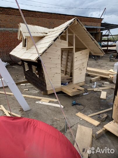 Детский игровой домик, площадки, городок