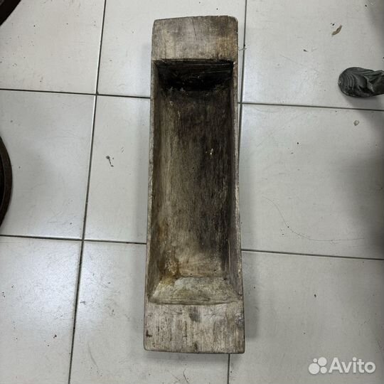 Старинное деревянное корыто корытце СССР