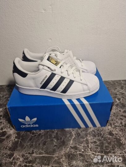 Adidas Superstar white black оригинал