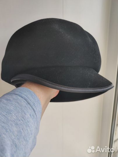 Шляпа-кепка новая из фетра