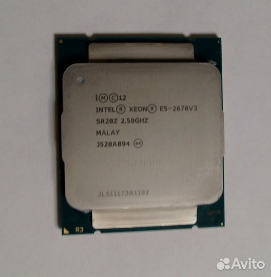 Процессор intel xeon e5 2670 v3, e5 2678 v3
