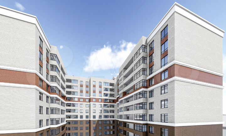 2-к. квартира, 72,3 м², 4/12 эт.