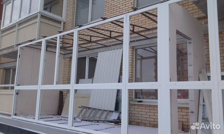 Остекление, обшивка, крыши