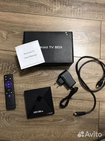 Многофункциональная Smart TV приставка A5X MAX 4K