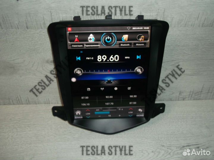 Магнитола Chevrolet Cruze Tesla Android GPS WiFi