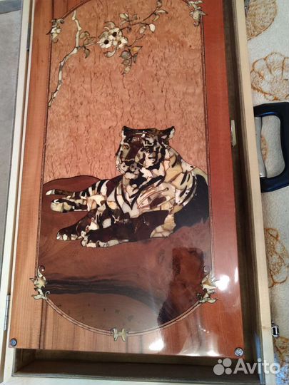 Нарды из янтаря 