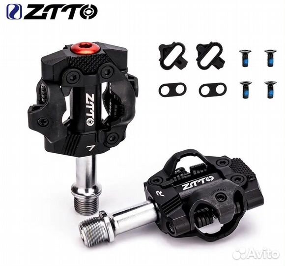 Педали контактные ztto spd + шипы