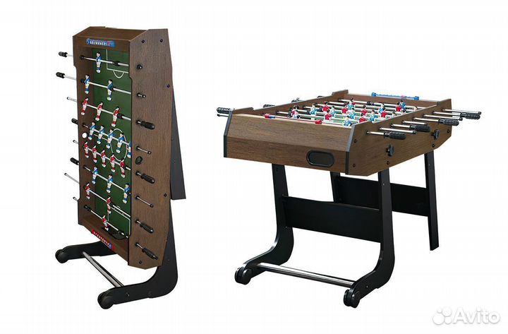 Настольный футбол Maccabi 121x61x81, венге