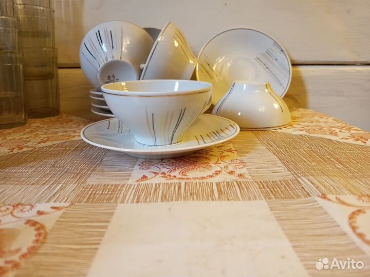 Стаканы, бокалы, посуда чашки блюдца СССР