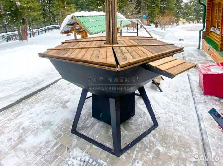 Банный чан, купель с подогревом 200 см