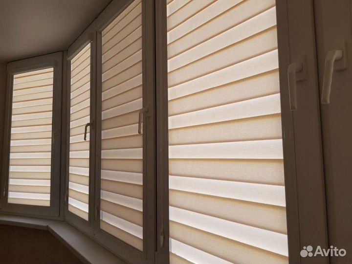 Рулонные шторы день ночь зебра O43995-Ы78547