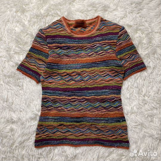 Редкая винтажная футболка Missoni оригинал