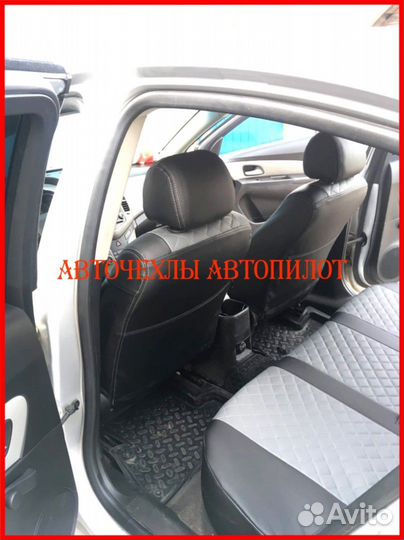 Чехлы Автопилот Chevrolet Cruze из экокожи Ромб