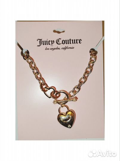 Juicy couture легендарное ожерелье с сердечком