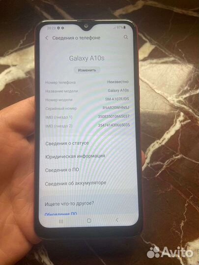 Samsung galaxy a10s