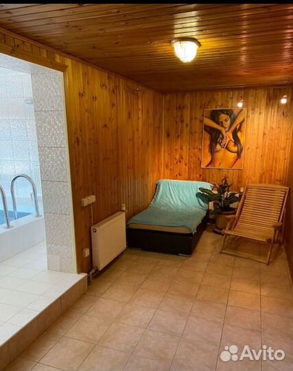 Сауна с теплым бассейном