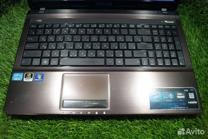 Шикарный как новый металлический asus для игр