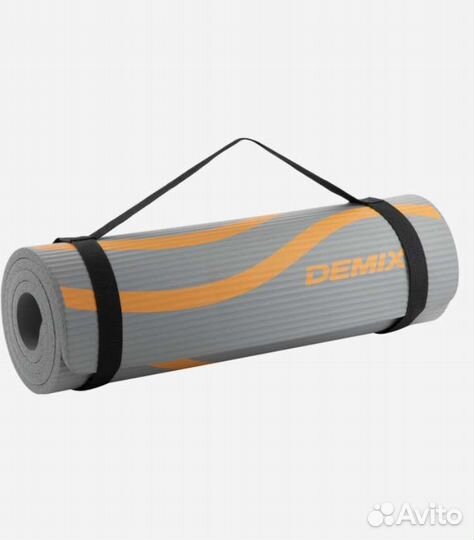 Коврик новый Demix для фитнеса, туризма. 1,5 см