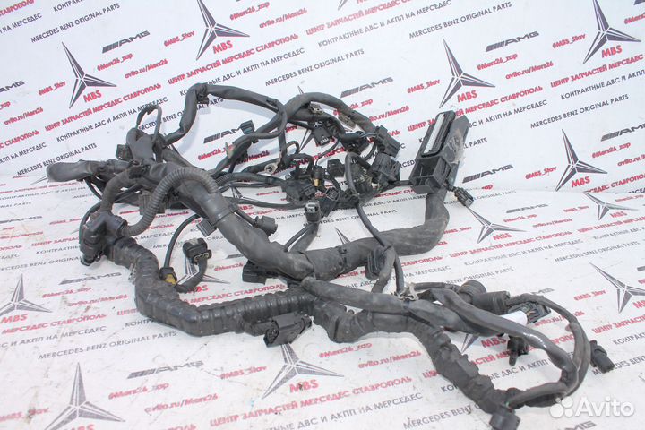 Проводка двигателя M271 Turbo W204 Мерседес
