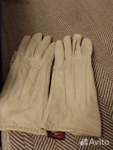 Перчатки кожаные женские S