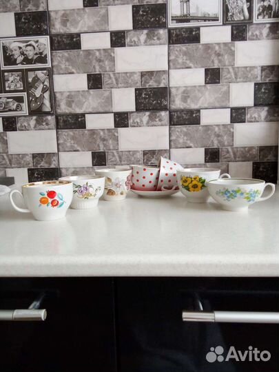 Чайная посуда СССР (з-д Красный фарфорист и др.)