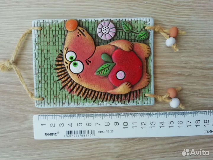 Картины из глины детские объёмные