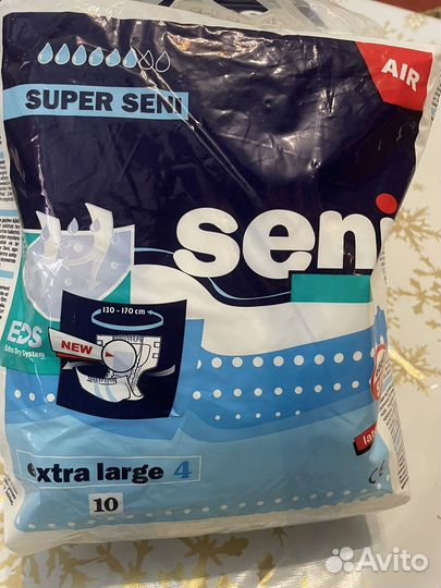 Подгузники для взрослых seni 4