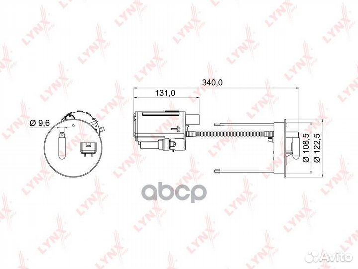 Фильтр топливный nissan teana 2.5 / 3.5 (J32) 08