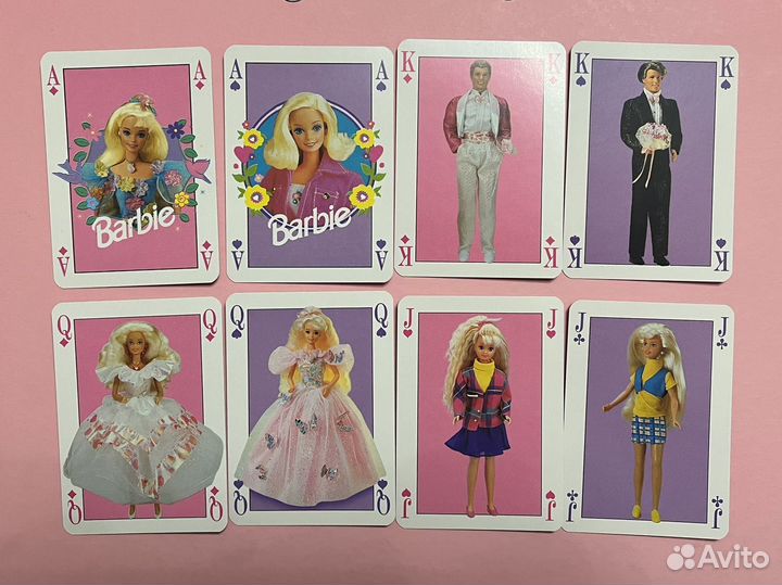Карты игральные редкие Барби