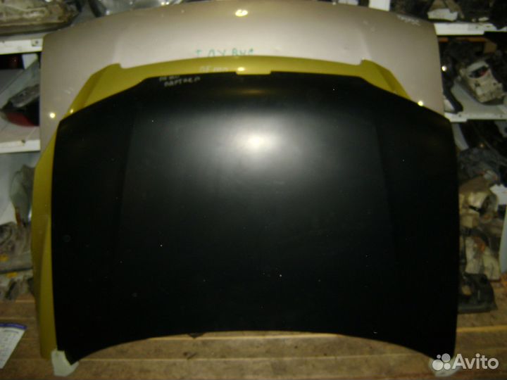 Капот Пежо Партнер Peugeot Partner черный