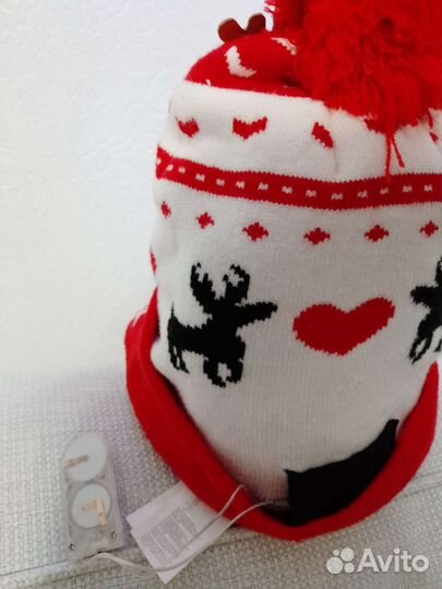 Шапка новогодняя