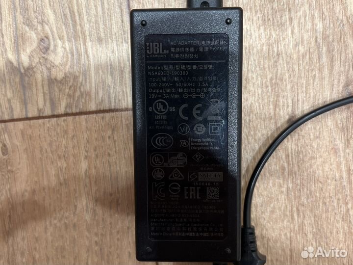 Адаптер питания зарядное устройство jbl колонка