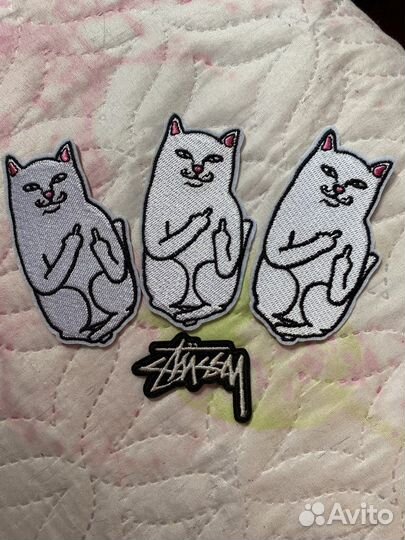 Термонаклейки Нашивка RipnDip Stussy