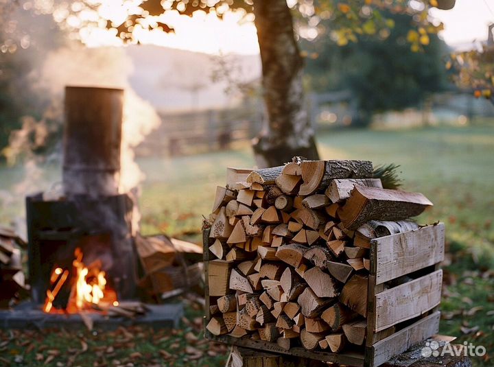 Дрова в укладку