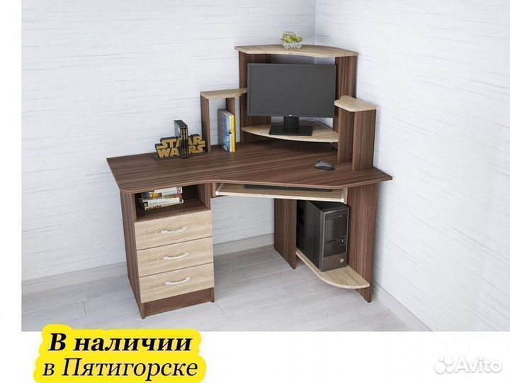 Угловой компьютерный стол