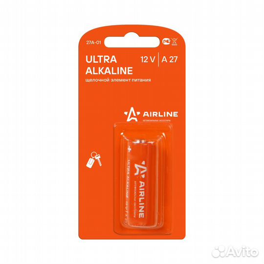Батарейка a27 12v для брелоков сигнализаций щелочн