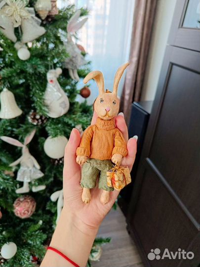 Ватные елочные игрушки