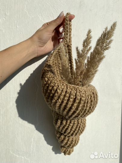 Корзина плетеная, вязаная, для хранения, бельевая