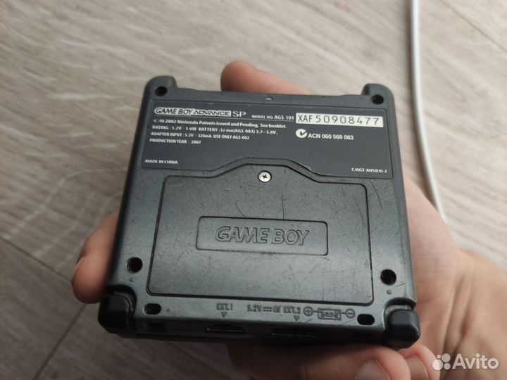 Game boy advance sp + 34 картриджа