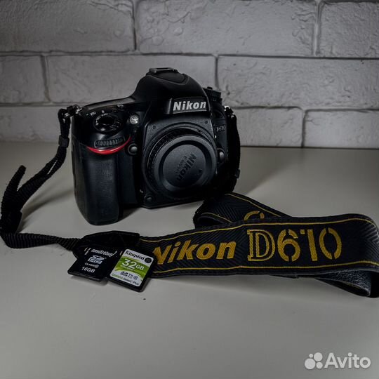 Фотоаппарат Nikon D610 в отлично состоянии