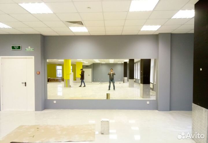 Зеркало из осветленного стекла