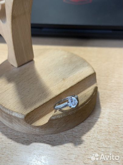 Серебряное кольцо 16 размер