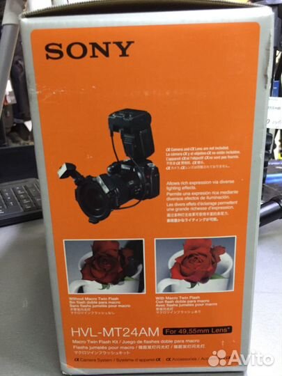 Макро вспышка Sony HVL - MT24AM