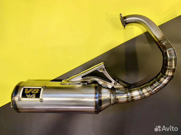 Труба V8 глушитель Honda Dio 18-27