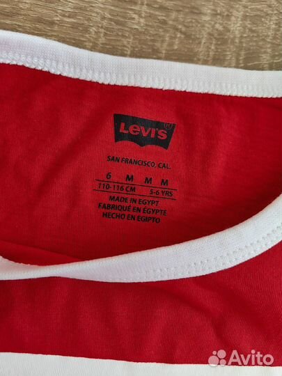 Футболки на девочку Levi's 116-122