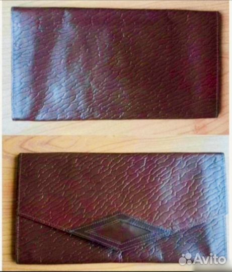 Кожаная сумка кросс-боди клатч кошелёк